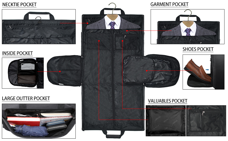 Suit Travle Bag with Shoess Compartment